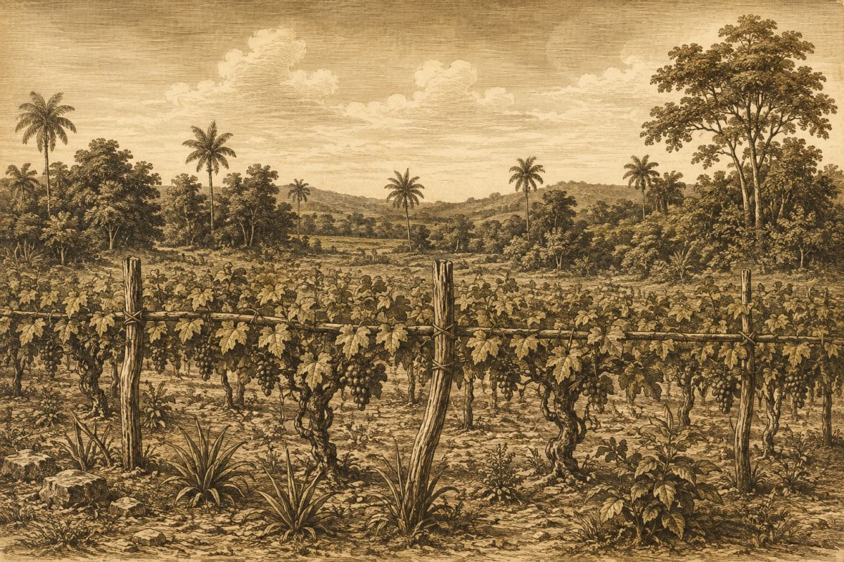 Primeiro parreiral do Brasil foi plantado na Ilha de Itamaracá, em Pernambuco, em 1531